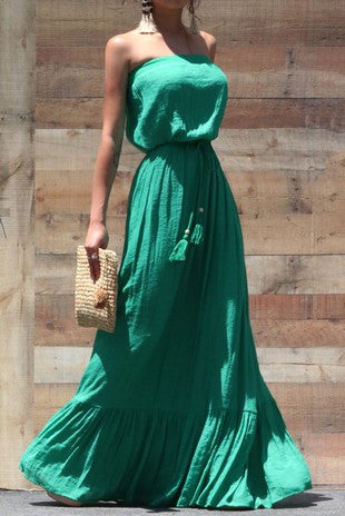 BERMUDA TUBE MAXI DRESS