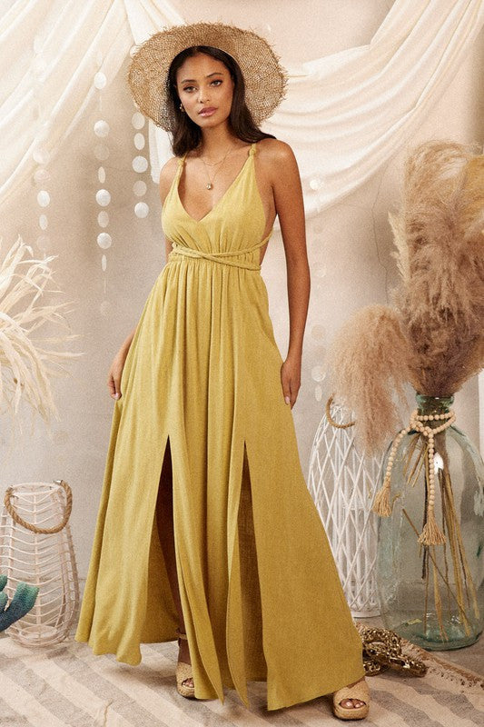 LIMEAID GODDESS MAXI DRESS