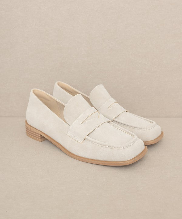 OASIS SOCIETY June - Square Toe Penny Loafers