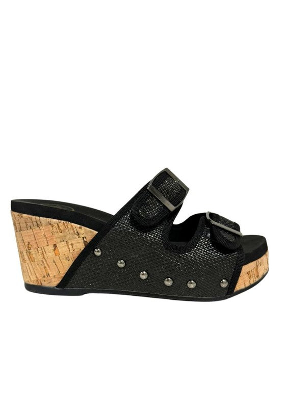 CADE WOMEN'S CORK DESIGN WEDGE - PLATFORM