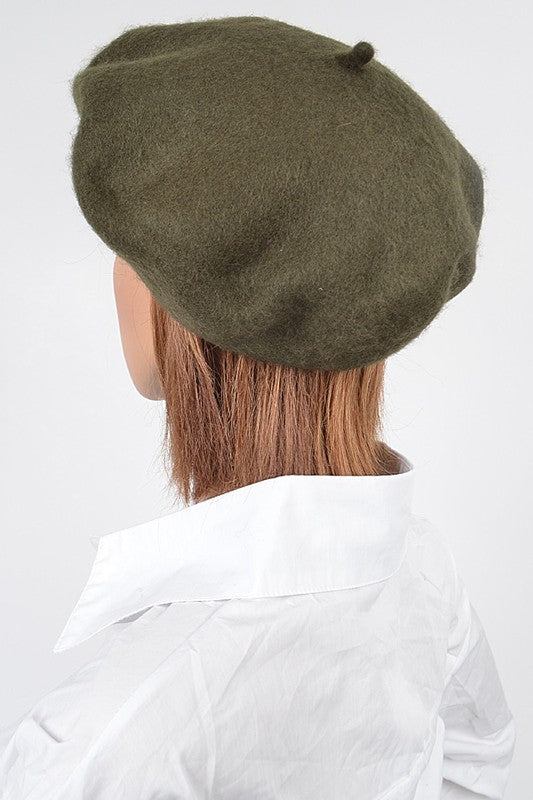 Wool Blend Fashion Beret