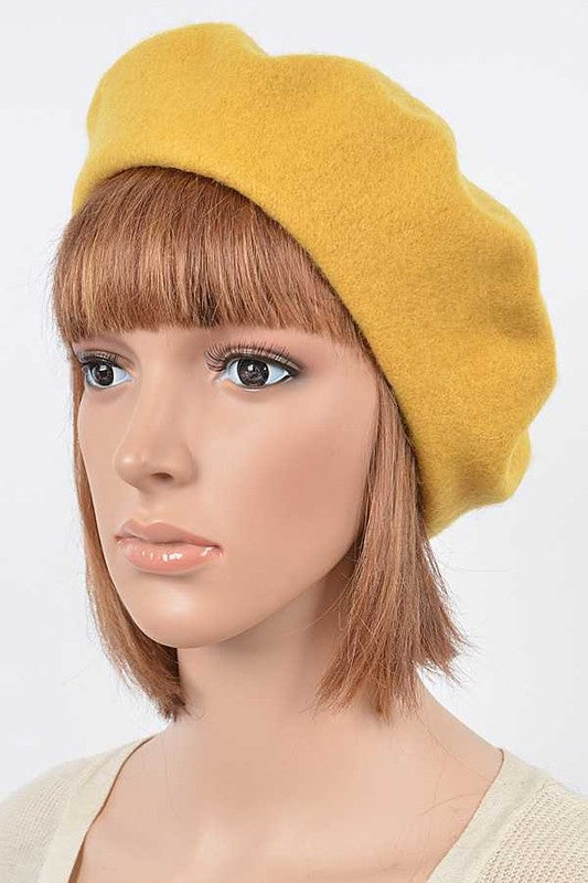 Wool Blend Fashion Beret