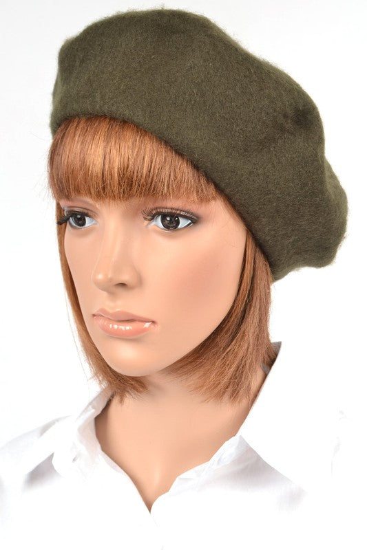 Wool Blend Fashion Beret