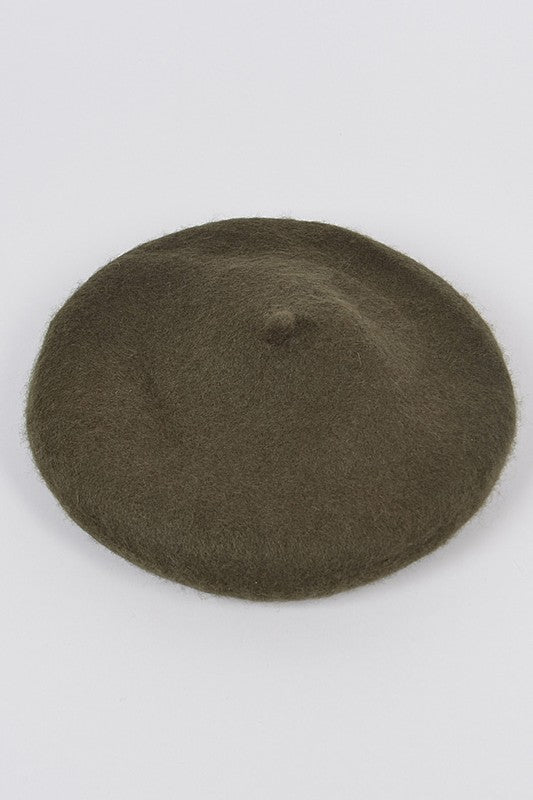 Wool Blend Fashion Beret