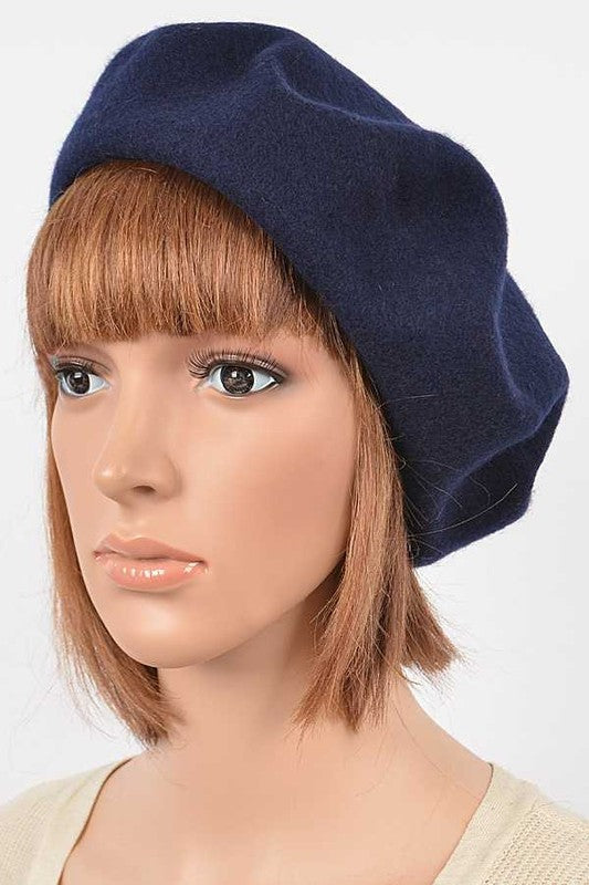 Wool Blend Fashion Beret