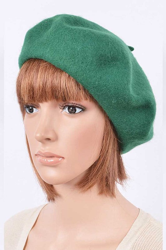 Wool Blend Fashion Beret