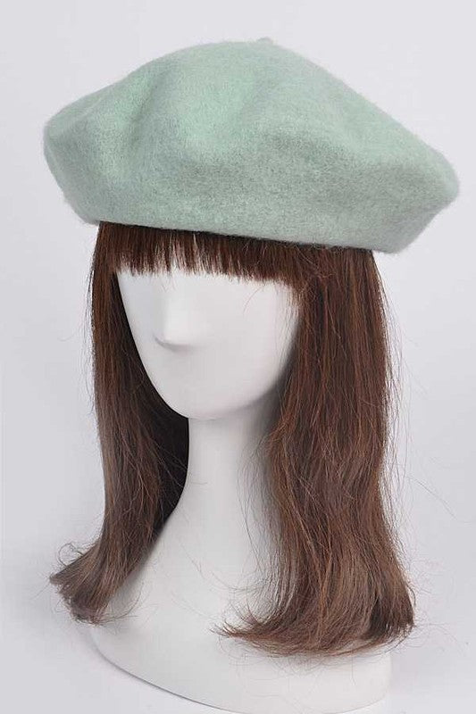 Wool Blend Fashion Beret