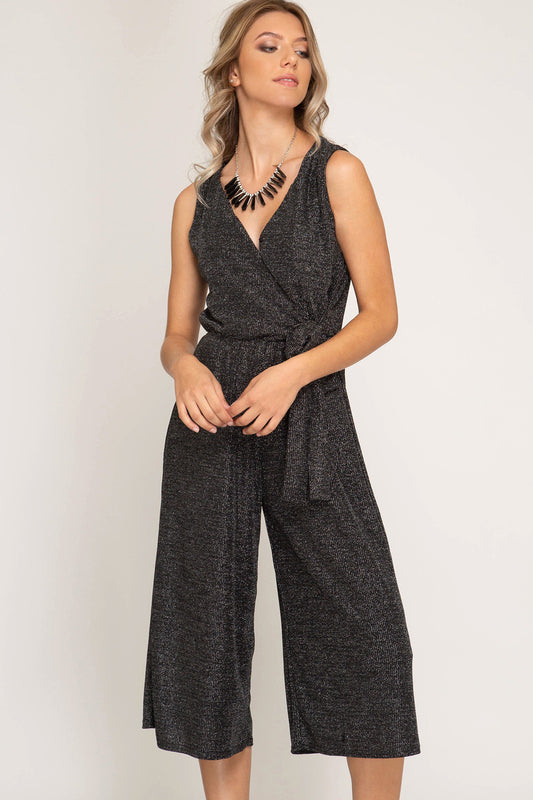 SPARKLE LUREX JUMPSUIT