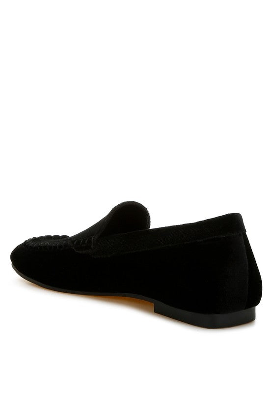 Robua Velvet Flat Loafers