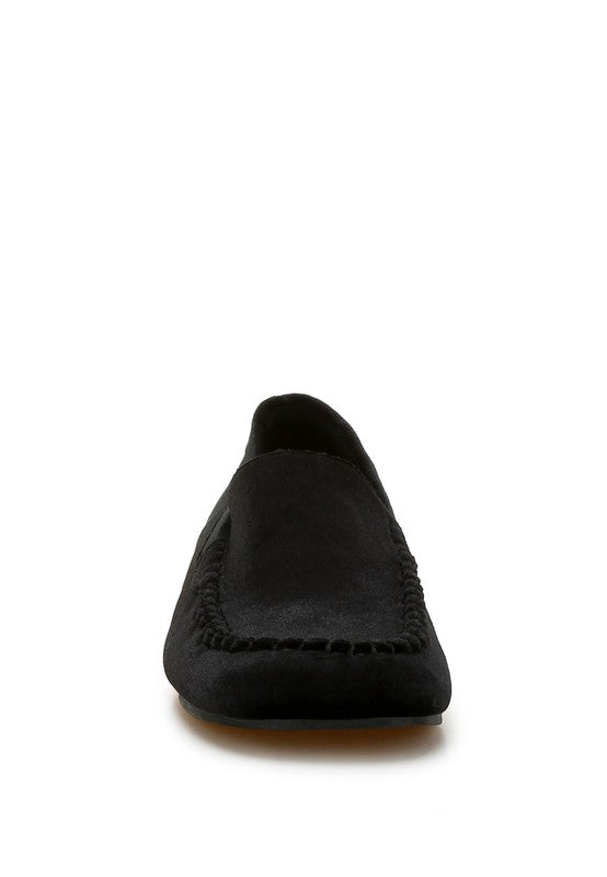 Robua Velvet Flat Loafers